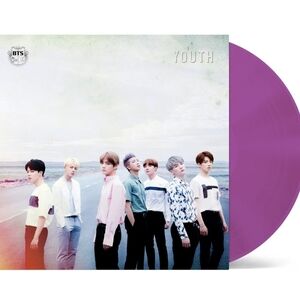 BTS YOUTH 2LP LIMITED EDITION CLEAR PURPLE VINYL JAPAN KPOP Valentine' Day Gift